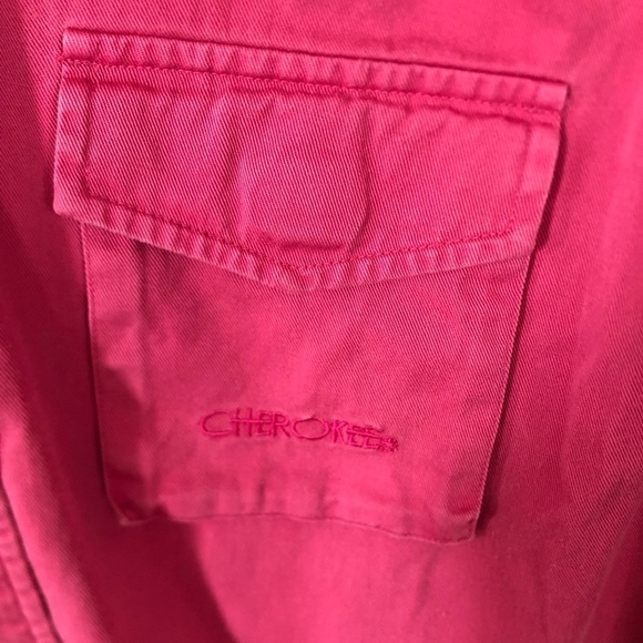 Vtg Cherokee Pink Button-Up Shirt - Picture 4 of 10